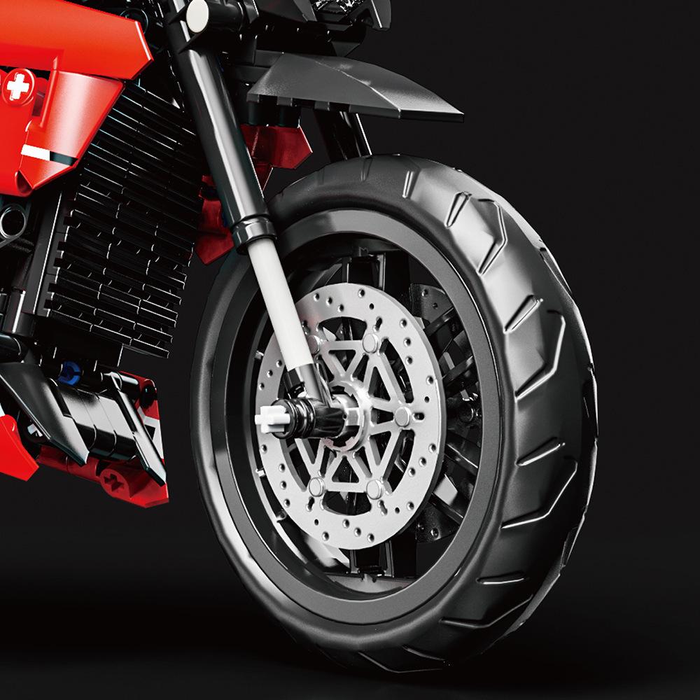 Lei Mao 1127 Harley Motorcycle Ducati Building Blocks Model Toy - Hot Selling for Boys