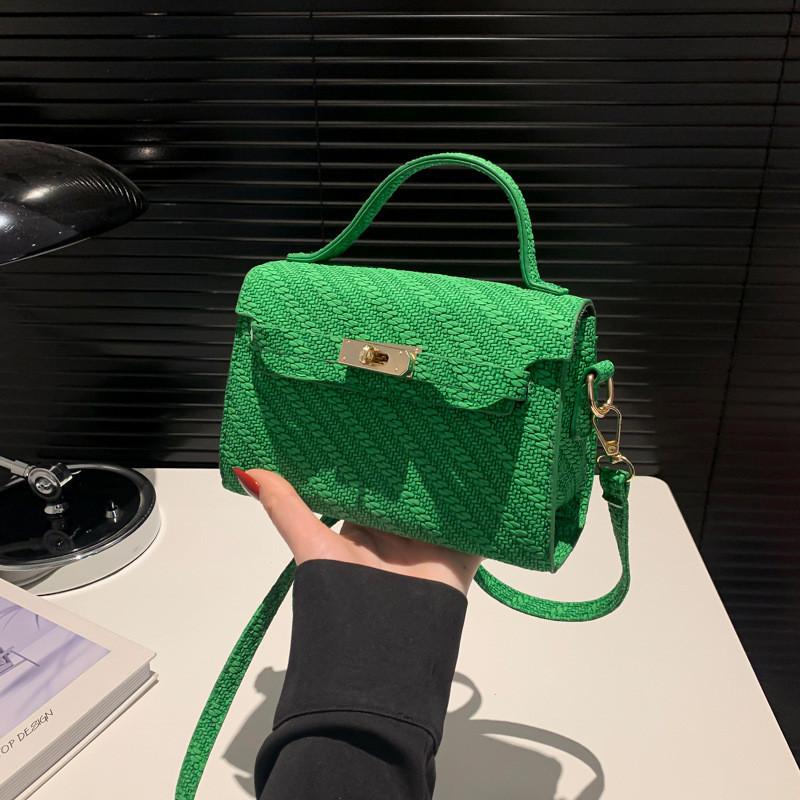 Trendy Commuter Bag Small Square Pu Leather Handbag For Spring Summer 2024