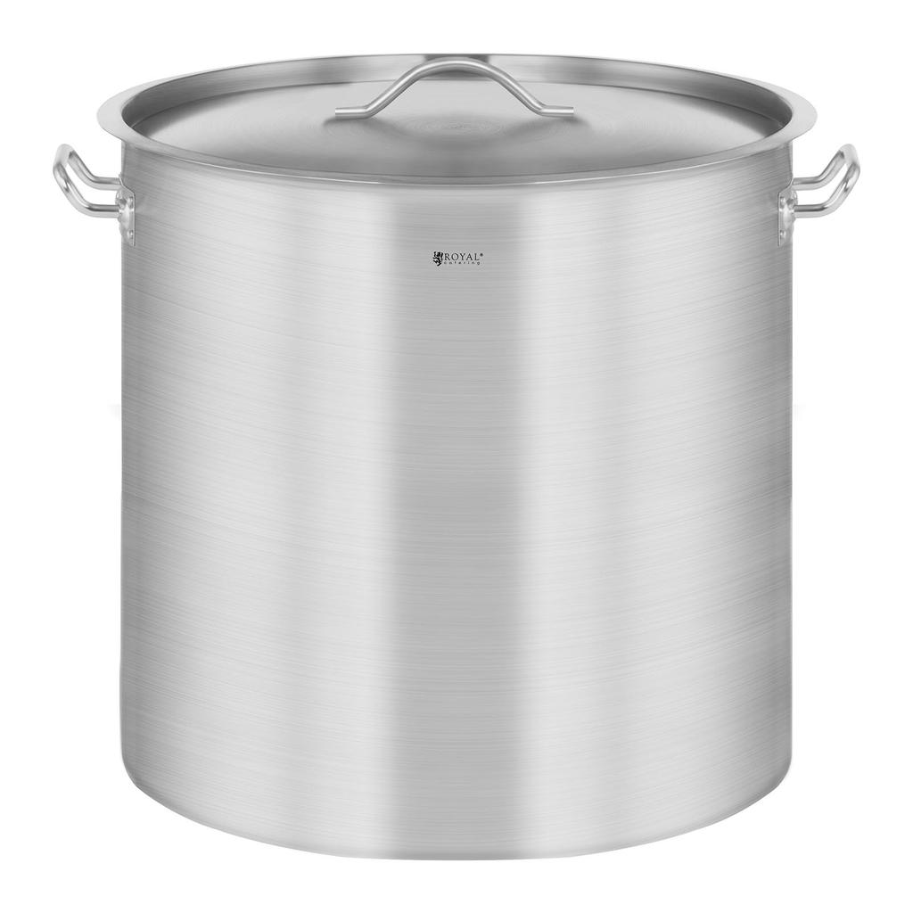 Gastronorm Pot With Lid, Stainless Steel, For Induction Cookers, 36 L