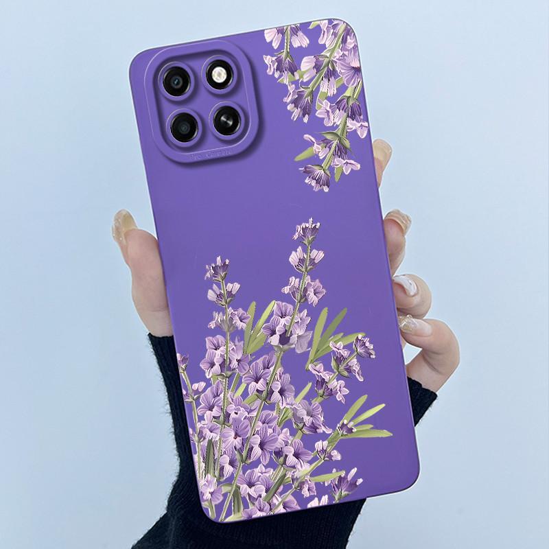 For Infinix Smart 6 HD Case Lovely Cat Cartoon Flower Liquid Silicone Soft TPU Shockproof Back Cover Smart6 HD X6512 Phone Case
