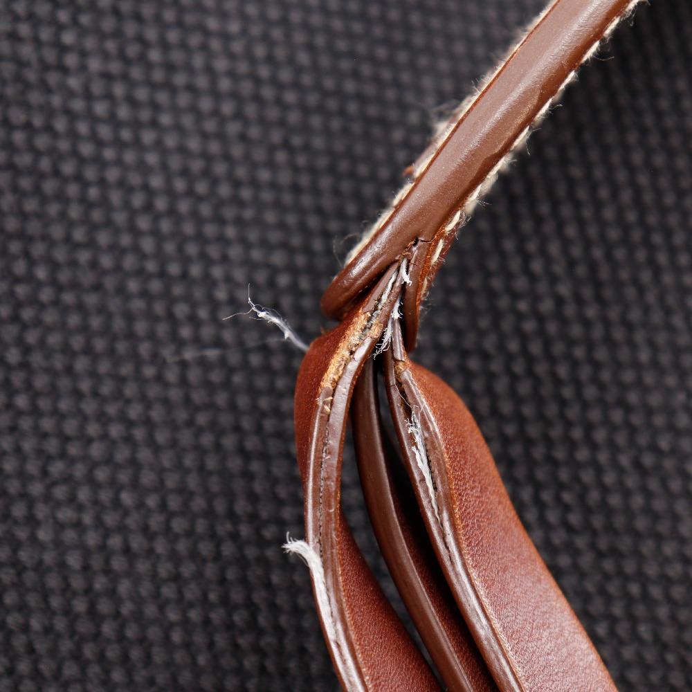 Celine Logo Tote Bag zwart/Bruin canvas Dames Gebruikt