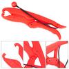 Durable Floating Fish Lip Grip Gripper Grabber with Elastic Lanyard Fishing Tackle(Red L)