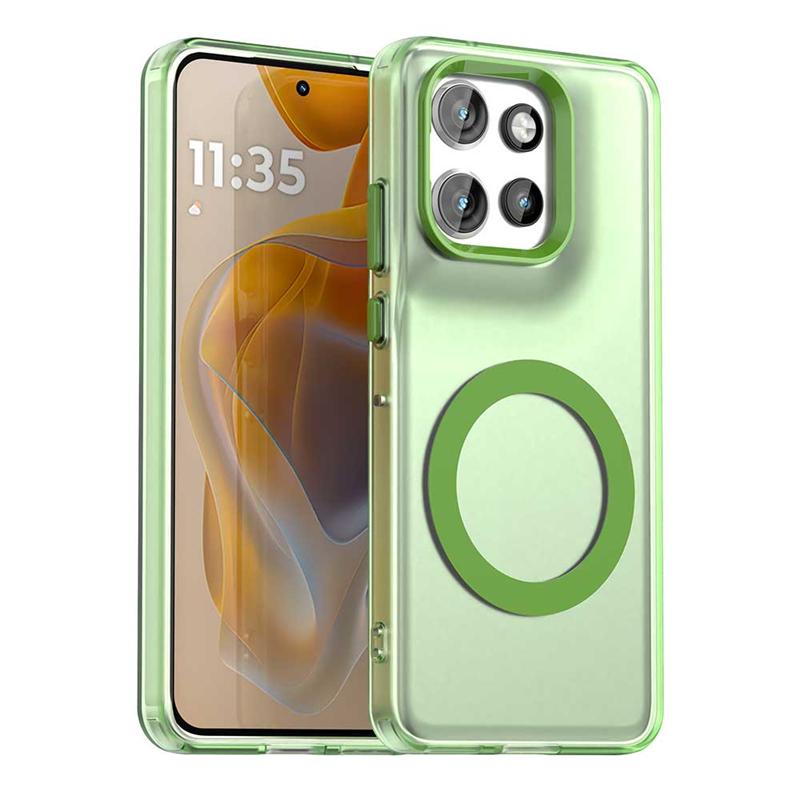 Transparent Case For Motorola Moto S50 Case For Moto S50 5G Magnetic Adsorption Wireless Charge Back Cover For Moto S50 Case