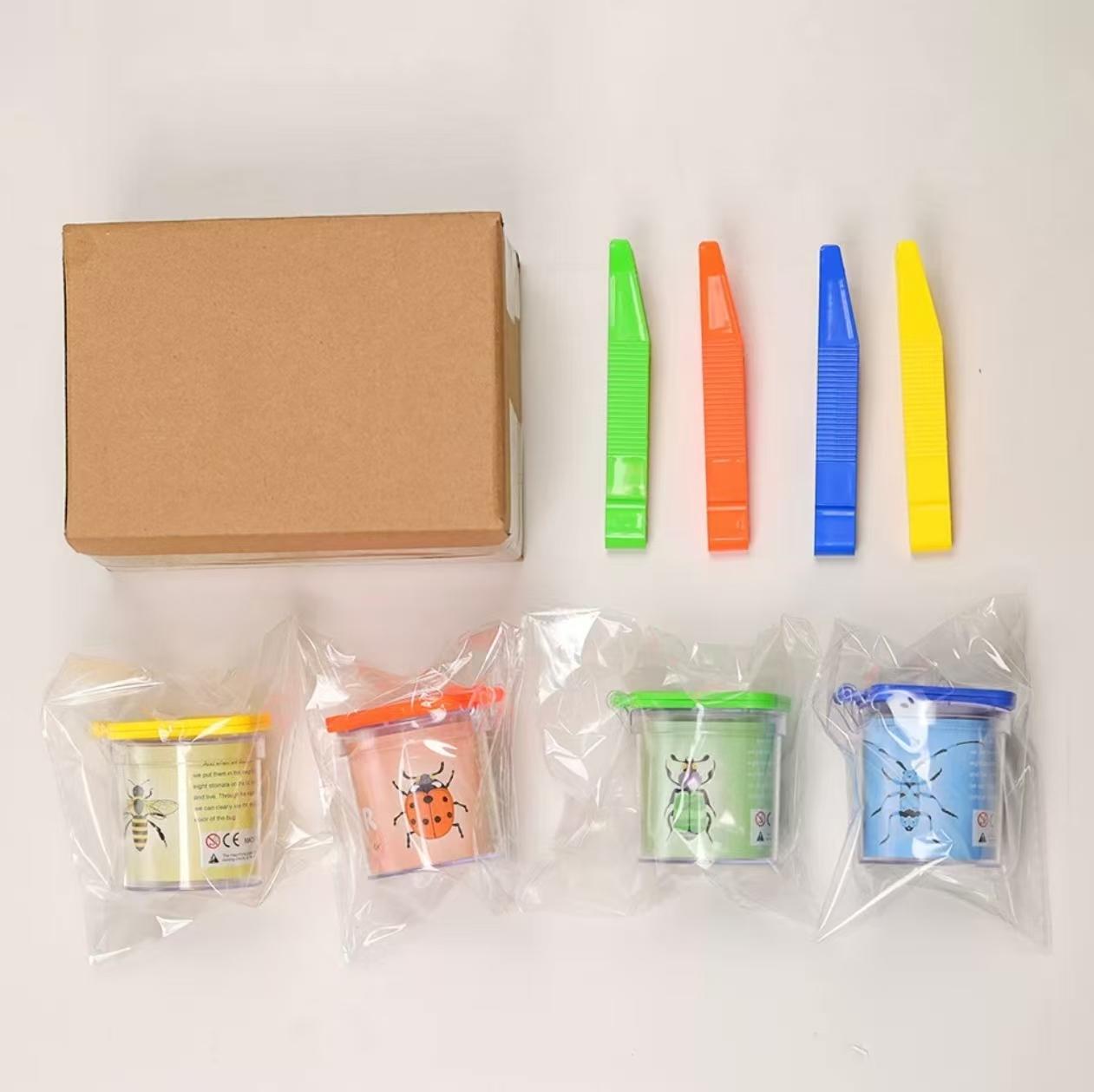 

8Pcs Insect Kit: Tweezers, Magnifier, Catcher & Box - Science Nature Set, Party/Birthday Gift