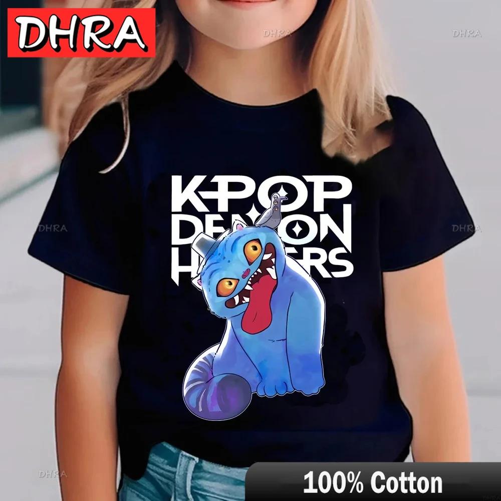Cute K-pop Demon Hunters Rumi Mira Zpey Film Graphic T-Shirt Men Women Harajuku Y2k Tops Fashion Casual Sweatshirt Unisex Tees