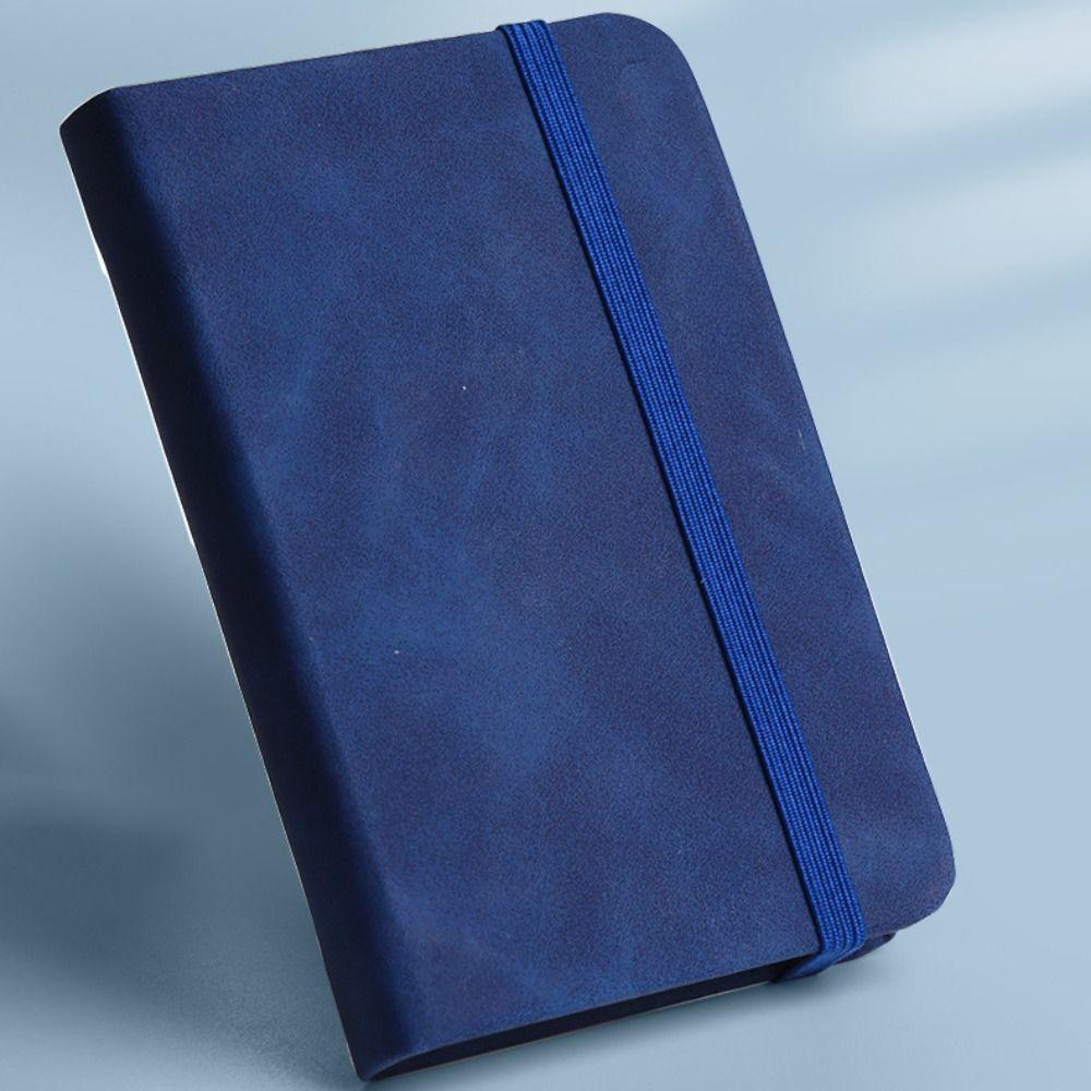 Portable Mini Notepad PU Cover Diary Book School Stationery A7 Notebook  Office Supplies