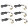 Kohlebürsten für Elektrowerkzeugmotoren 30 mm x 11 mm x 6 mm Entwickelt für zuverlässige Signal- und Energieübertragung