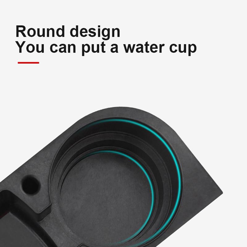 Portabicchieri per Auto Organizer per Spazio Sedile Scatola Centrale Portaoggetti Auto Acqua Doppio Entrambi Bicchieri Bottiglia Bevanda Lattina Telefono Chiavi Porta Supporto