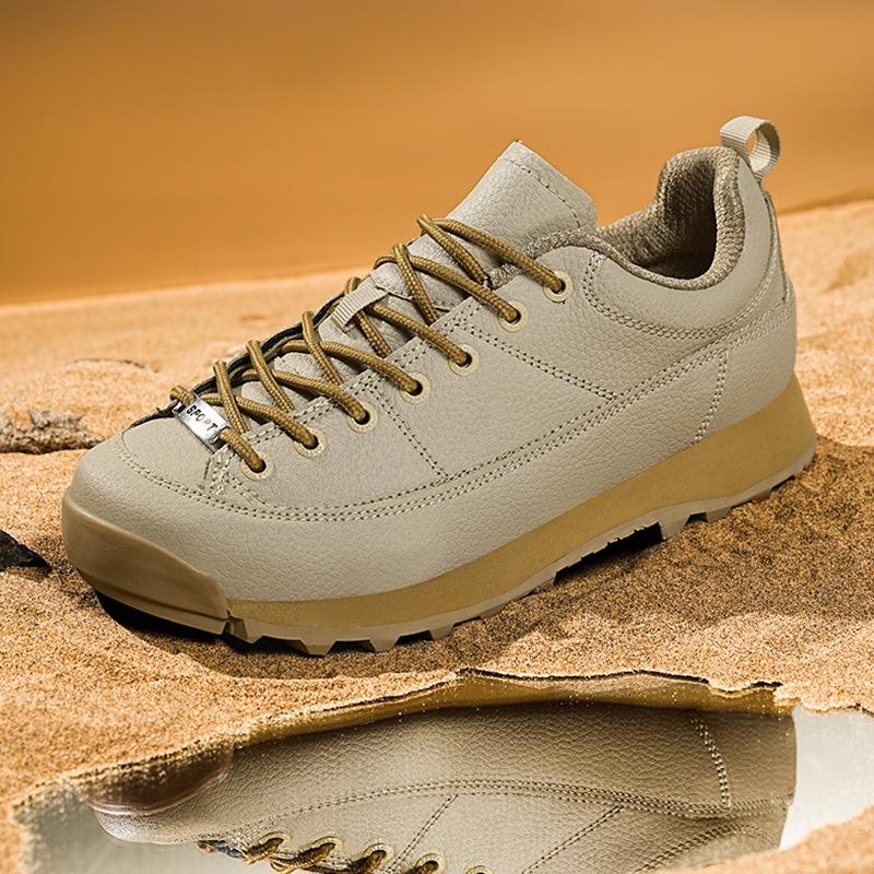 

Весна новая внешняя торговля низкие кроссовки для улицы амортизирующая функция обувь для бездорожья походная обувь мужская походная обувь в наличии 45 песочный