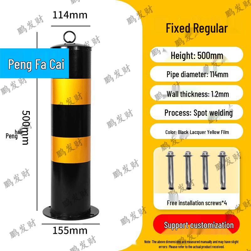Steel Pipe Warning Post & Isolation Barrier