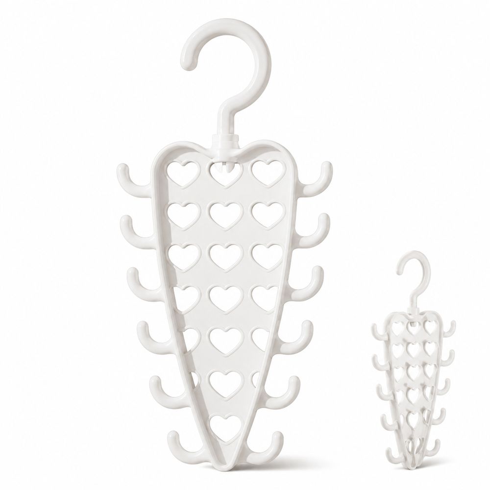 V Shaped Wall Mounted Rack Rotatable Hanger Organizer New Storage Rack for Wardrobe Dorm Room