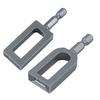2Pcs Electric Drill Wire Twisting Tool Heavy Duty Wire Twister with 1/4-inch Hex