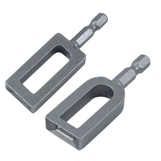 2Pcs Electric Drill Wire Twisting Tool Heavy Duty Wire Twister with 1/4-inch Hex