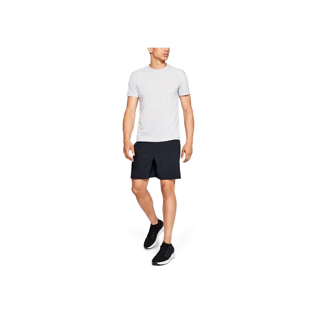 Under Armour 2-in-1 Running Shorts Men Bottoms Black 1326576-001