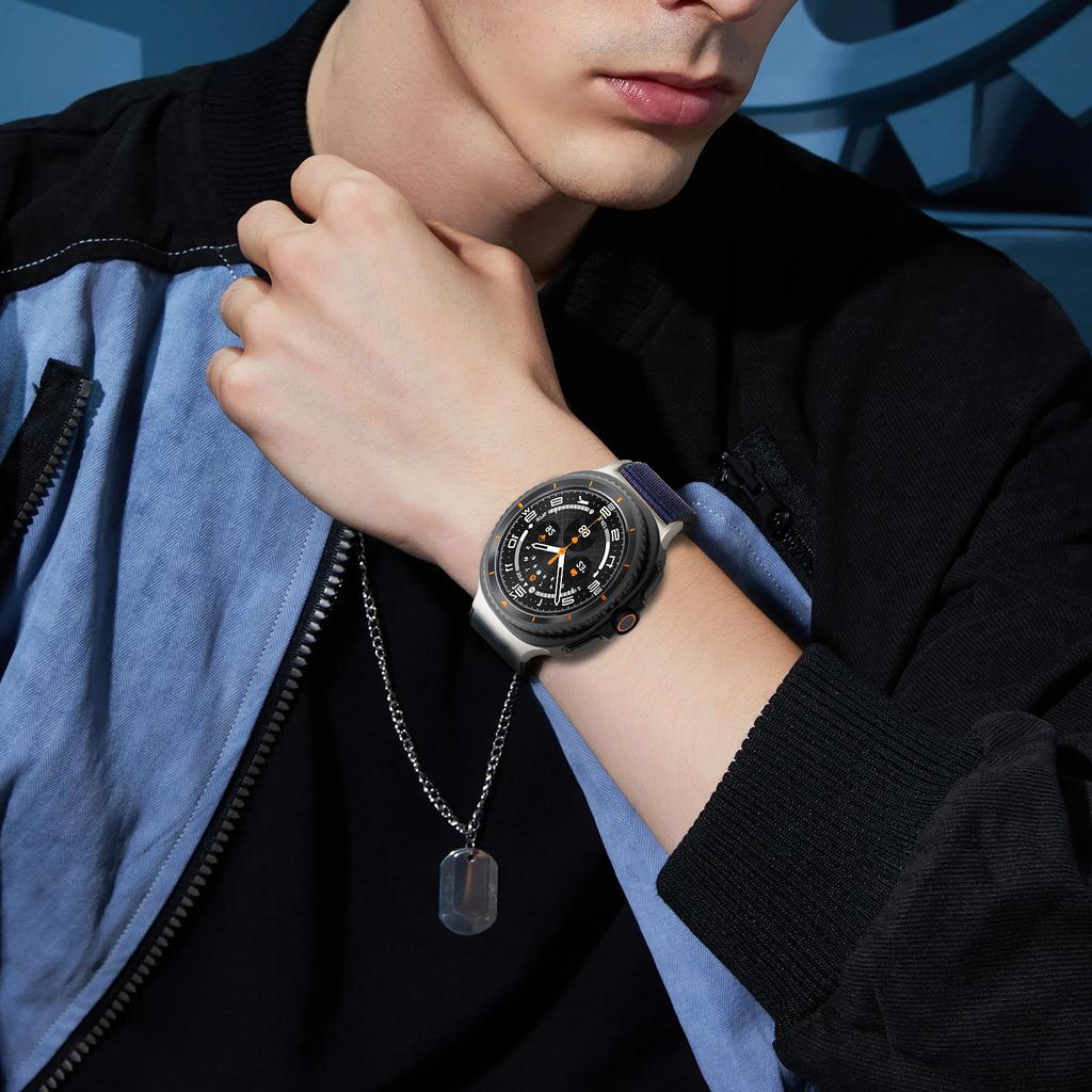 Official Nylon Loop for Samsung Watch 8/8 classic band 40mm 44mm 46mm Accessories elastic brecelet correa Galaxy watch 8 strap