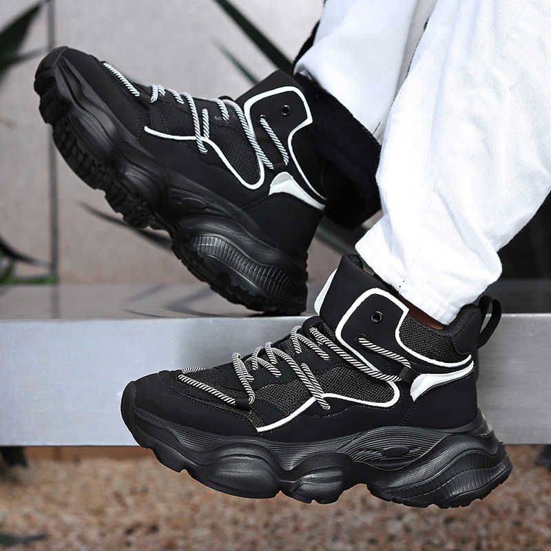 Mode Schnürung Perforiertes Oberteil Verkauf Life Sneakers Stiefel 43 Herren High Top Schuhe Sport Krasofka Teni Schuhe Luxus Fashion-man