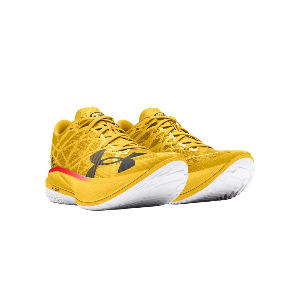 Under Armour Flow Velociti Elite 2 Streetracer - Taxi Unisex Sneakers Yellow Racer-Red Black 3028107-700