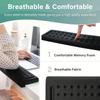 Double L-Shaped Desk Pad with Non-Slip Foam Padding - Ergonomic Wrist And Forearm Support, Comfortable Office Desk Pad, Suitable For Home And Office