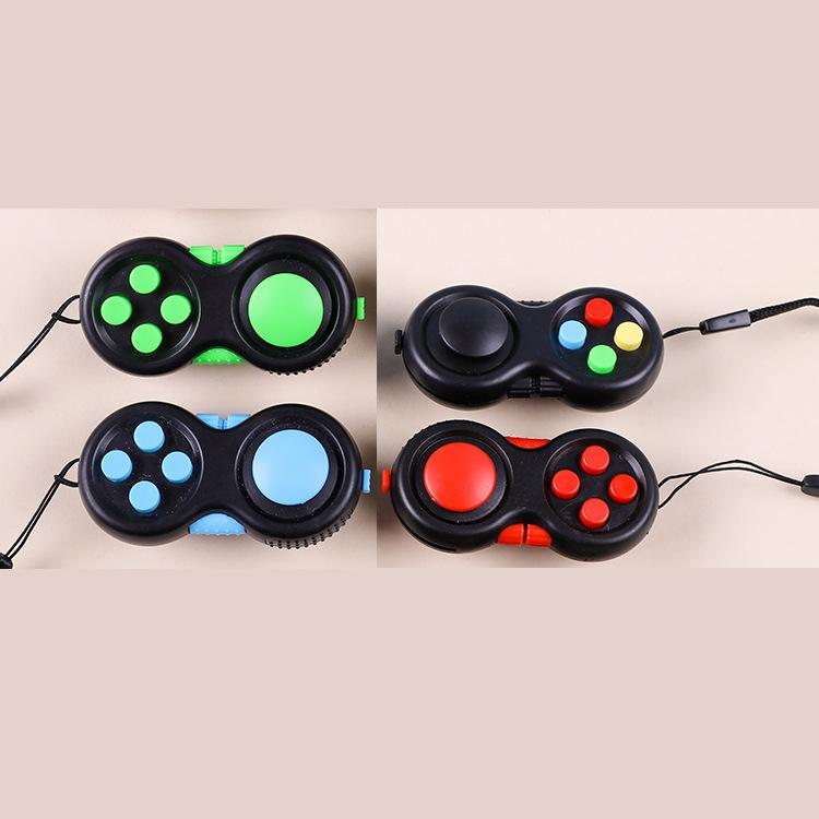 Fidget Pad Controller Toy Relief Stress Hand Game Pad Fidget Cube Sensory Toy For Kids Adults