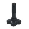 Sturdy Black Plastic Screws For Garden Swing Canopy 1 Pair Of Fasteners