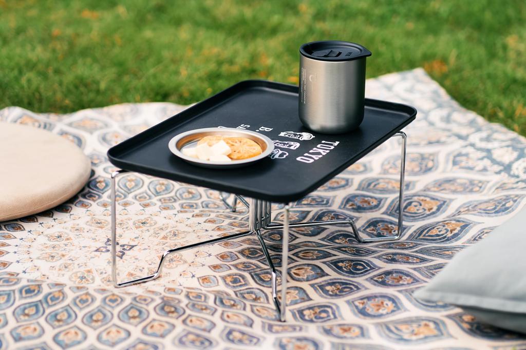 ONOE Stand for Camping and Outdoor Includes Storage Charcoal Grill Stove Pot Fire Extinguisher Stand TS-41 2-Way - Foldable, Multi-purpose, Use, Bag,