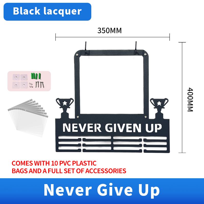 Factory Direct Custom Large Wall Hanger Metal Medal Display Rack for Bulk Medals & Awards Storage