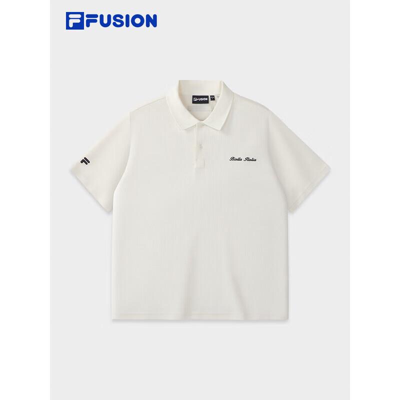 FILA FUSION Men s Knitted Short-Sleeve Polo Shirt L