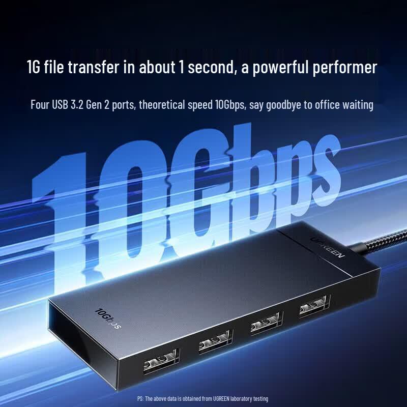 UGREEN USB 3.2 Gen2 10Gbps 4-Port Hub Splitter