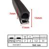 Customizable EPDM U-Shaped Rubber Sealing Strip for Electrical Cabinets and Car Doors