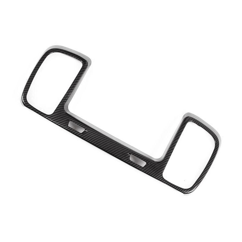 For Mercedes Benz GLE GLS Class W166 X166 2016- Car ABS Carbon Fiber Texture Center Console Air Outlet Vent Cover Frame Trim