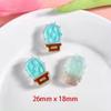 New Hot Sale Kawaii Cabochons Artificial Food Animal Fruit Design Resin with Flat Back for Souvenirs