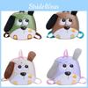 Dog Cute Childrens Hard Shell Backpack Fabric Embroidered Details Use School