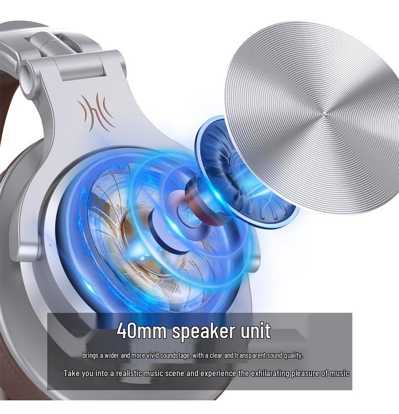 OneOdio DJ Monitoring Over-Ear Wired Headphones with Microphone and Mixer for Studio Recording