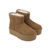 UGG Classici Stivaletti Platform Mini Castagna Scarpe da Ginnastica Marroni da Donna 1134991-CHE