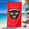 munster rugby Quick-drying soft and absorbent beach towel—perfect for beach trips swimming outdoor camping and travel an essential beach item