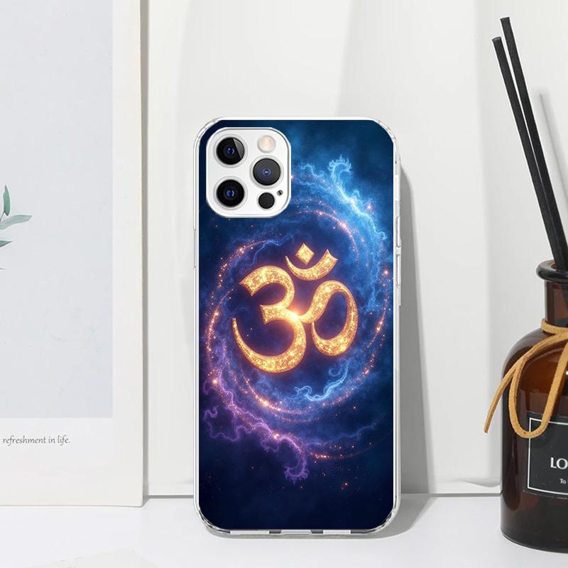 Mandala Chakra Insist Yoga Phone Case For Iphone 17 Air 16 15 Plus 16E 14 Pro Max 13 Mini 12 11 7 8 SE Fundas Soft Back Cover 17