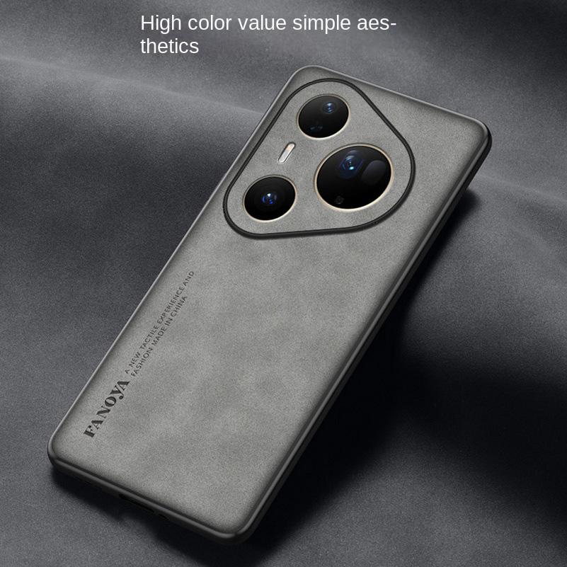 Plain leather comfortable suede case For Huawei Pura80 Ultra Pura 80 Pro + 70 Pro P60 P50 Mate 70 Pro 60 RS Ultimate 50 Cover
