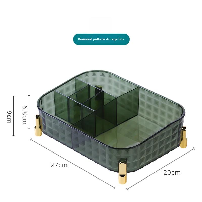 

Роскошный легкий прозрачный ящик для хранения косметики, настольный органайзер для косметики, инструменты для волос, средства по уходу за кожей, пластиковый материал