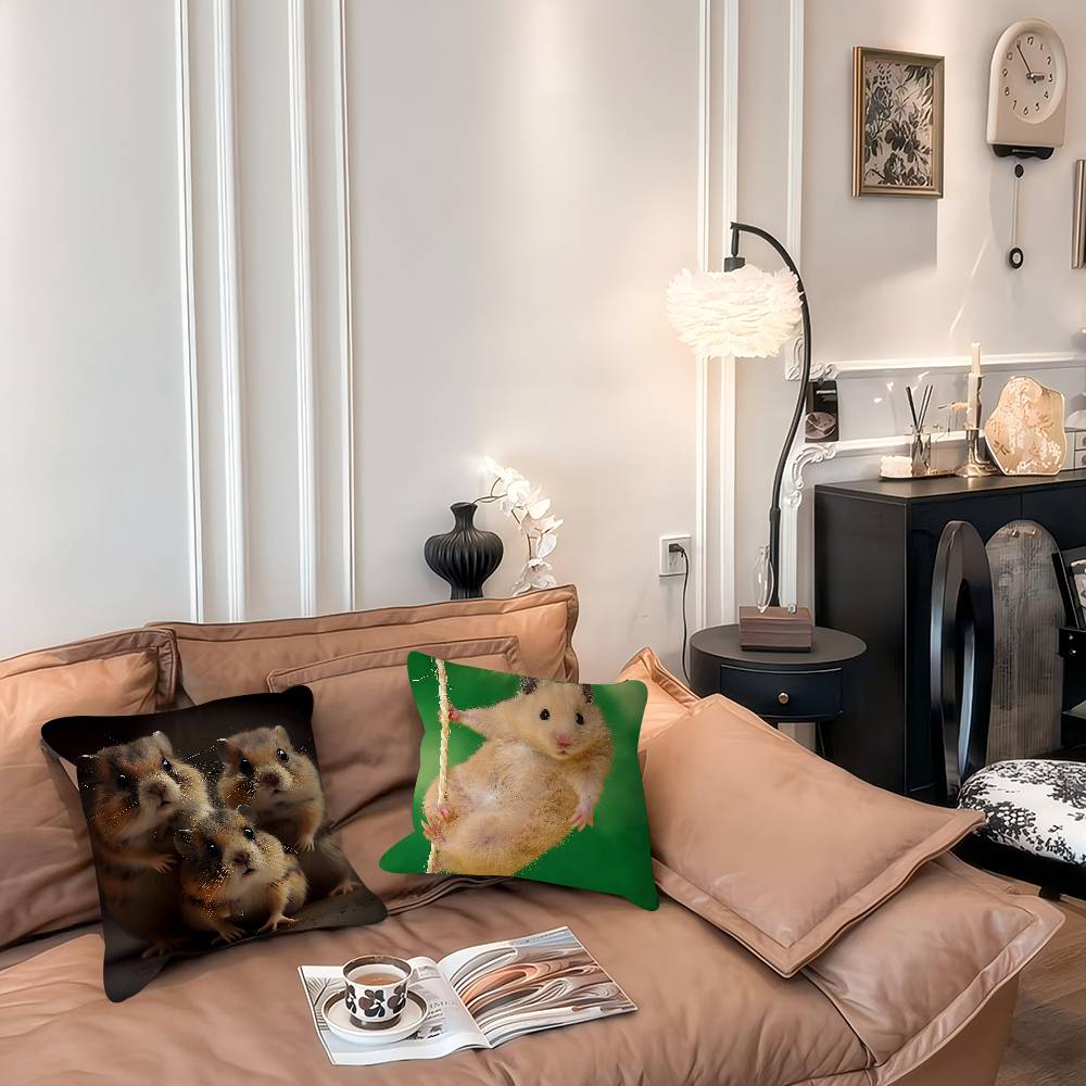 Niedliche Hamster Kissenbezüge Heim Bettwäsche Dekorative Kissenhülle Hochzeit Superweicher Kissenbezug