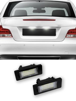 2PCS License Plate Light For BMW 1 3 5 X Series E82 E88 E90 E91 E92 E93 E39 E60 E61 X5 E70 X6 E71 LED License Number Plate Lamp