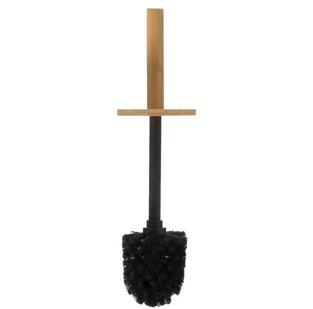 Escovas de vaso sanitário 5Five Simply Smart terra com suporte de bambu 55473