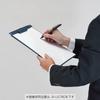 KOKUYO A4 Silent Short Edge Clipboard, Vertical, Slim, Clip, Binding, Navy, Yoh-US78DB