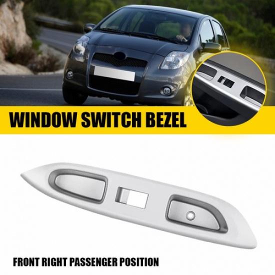 Front Right Door Window Control Switch Panel Trim Fit For 2007-2010 Toyota Yaris