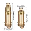 Bouchon pop-up - AIMOONSA - Lot de 2 - Laiton - Clic-clac à ressort - Anti-corrosion