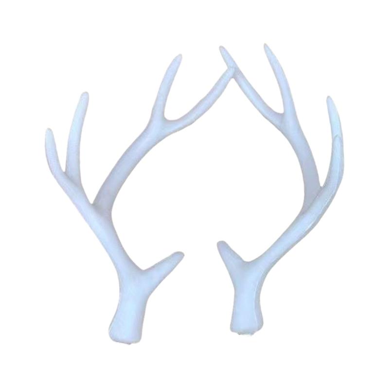Simulation Resin Antler Headpiece for Cosplay and Theme Party Easy to Use Christmas Theme Headband Making Accessories
