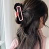 13cm Creamy White Shark Hair Clip for Women - Elegant Updo Claw Clip for Volume and Style