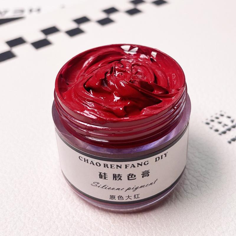 30g Liquid Silicone Color Paste Oily Cream Color Paste Macaron Paint DIY Pinch Glue AB Silicone Color