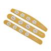 Durable Egg Yolk Nail Art Polishing Strips - No Shedding, Wear-Resistant Wood Chip Files