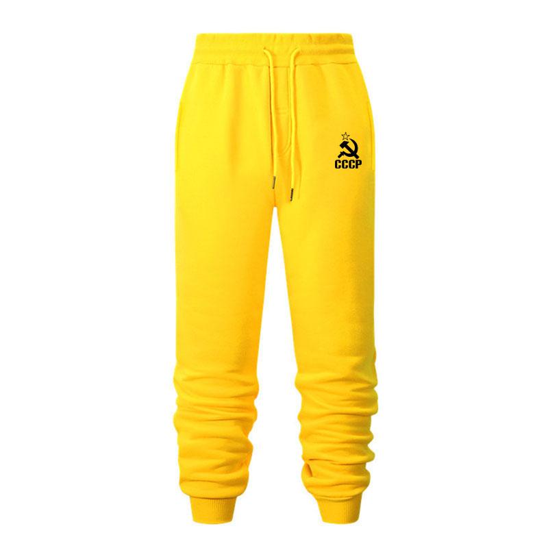 Men's Autumn and Winter CCCP Casual Pants Sports Pants Men's Pants Jogging Pants Hip Hop Street Pants