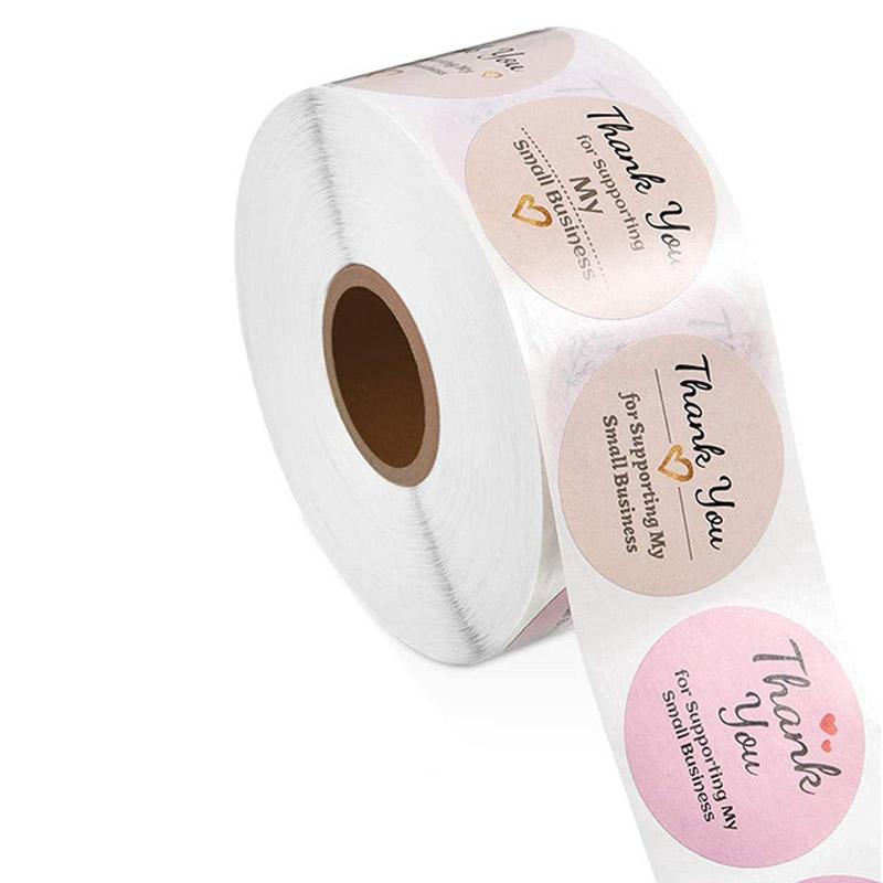 100-500Pcs Top-Grade Flowers Superior-Grade Thank Superior-Grade You Premium-Quality Stickers High-Standard For High-Standard Your Top-Grade Order